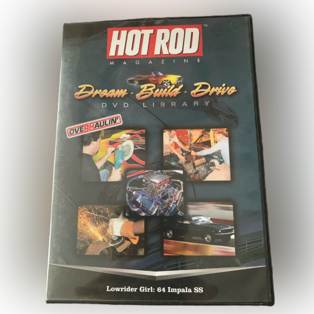 Pre Owned DVD Hot Rod Magazine Dream Build Drive Lowrider Girl 64 Impala SS